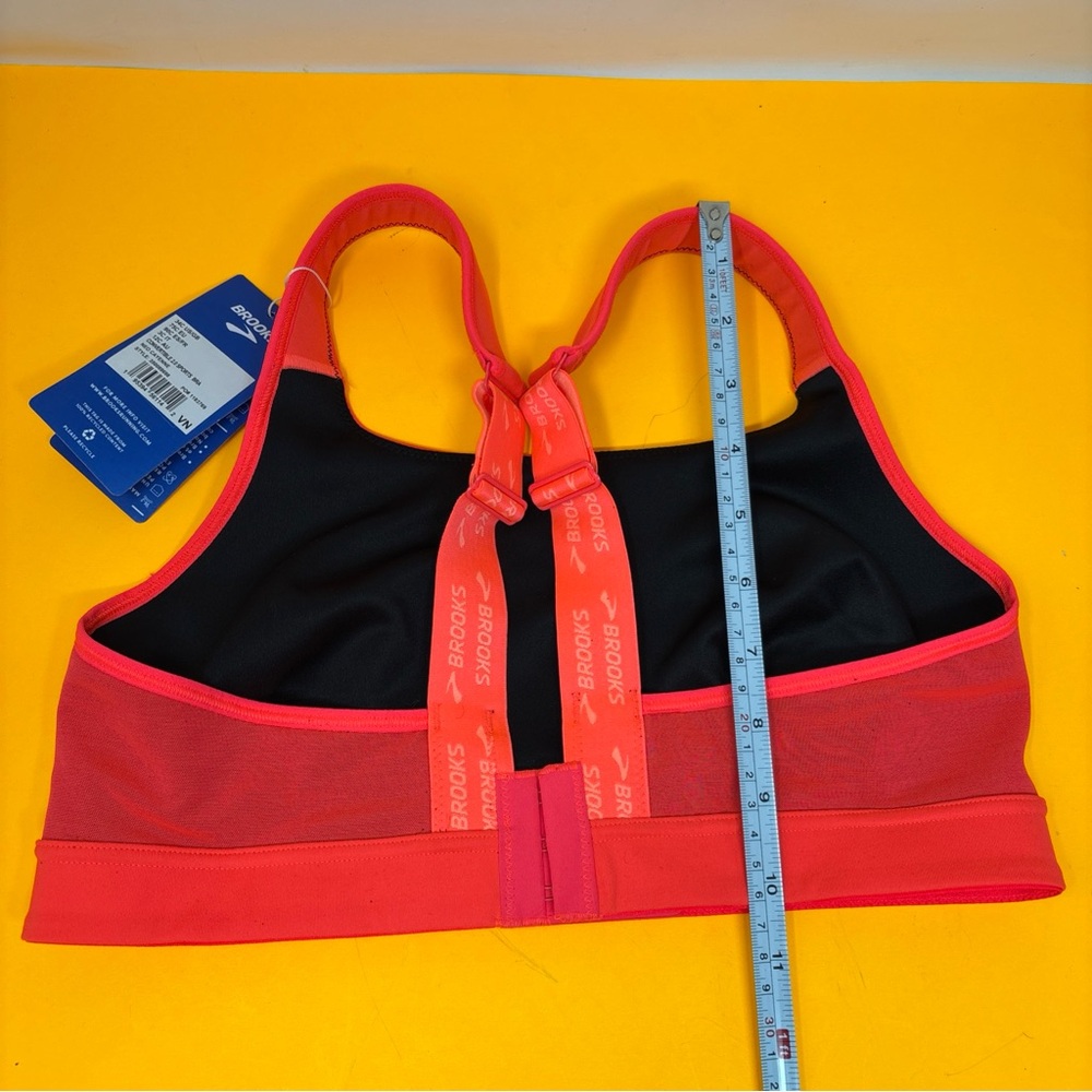 34C Brooks Women's Sports Bra gym workouts running neo cayenne 2.0 convertible - Picture 9 of 16